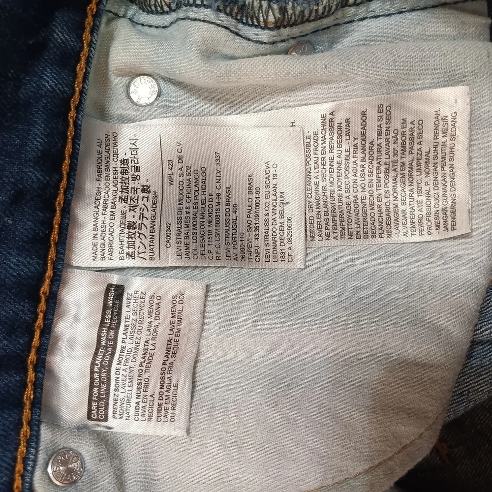 Levi's Dark Wash Jean Shorts